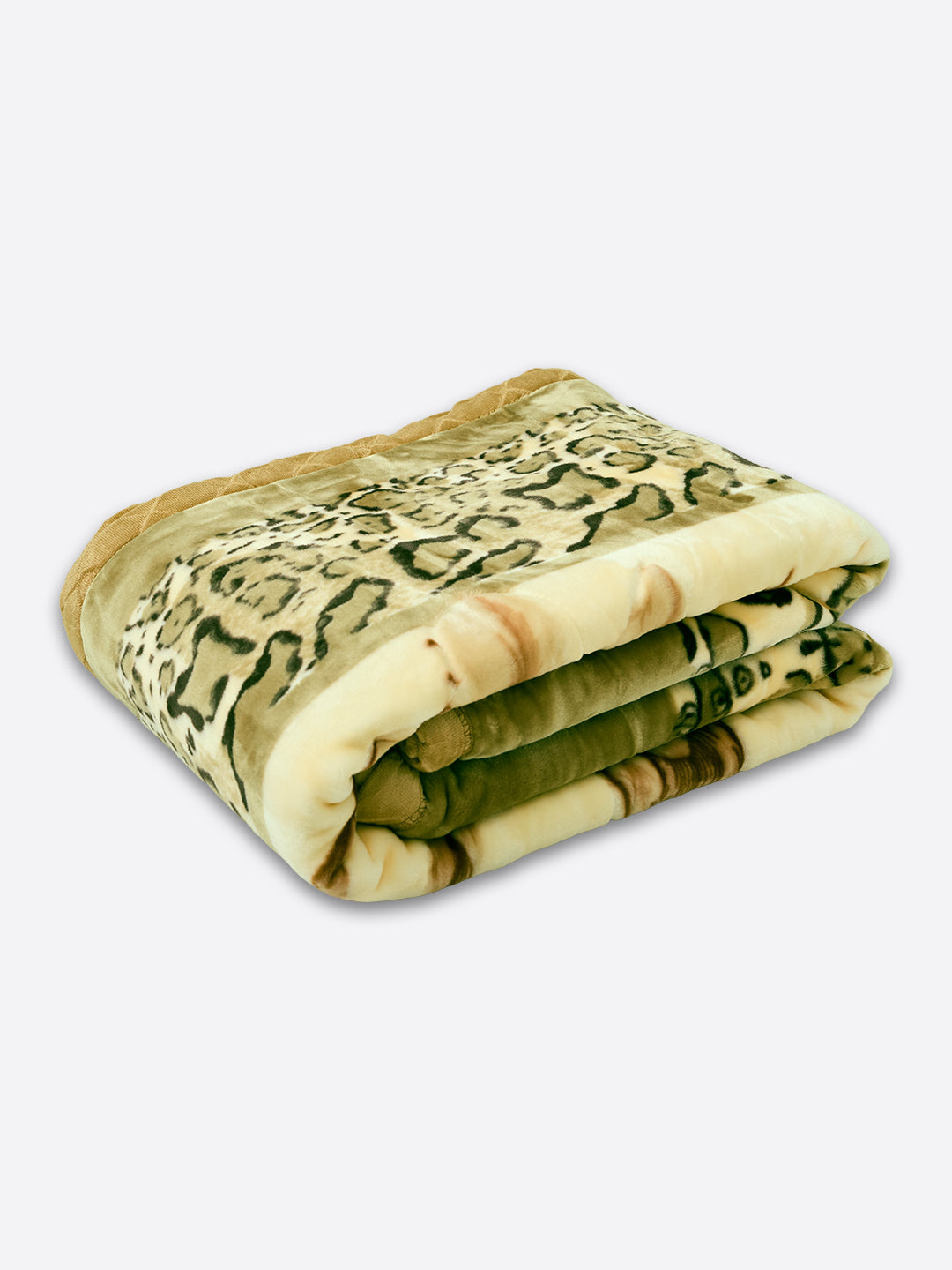 Printed Single Bed 1 Ply 850 GSM Blanket for Winter (Sarilia), Weight 3 kg