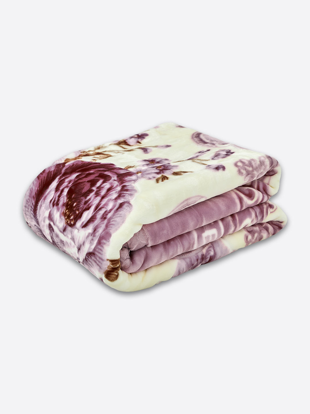 Printed Single Bed 1 Ply 850 GSM Blanket for Winter (Sarilia), Weight 3 kg