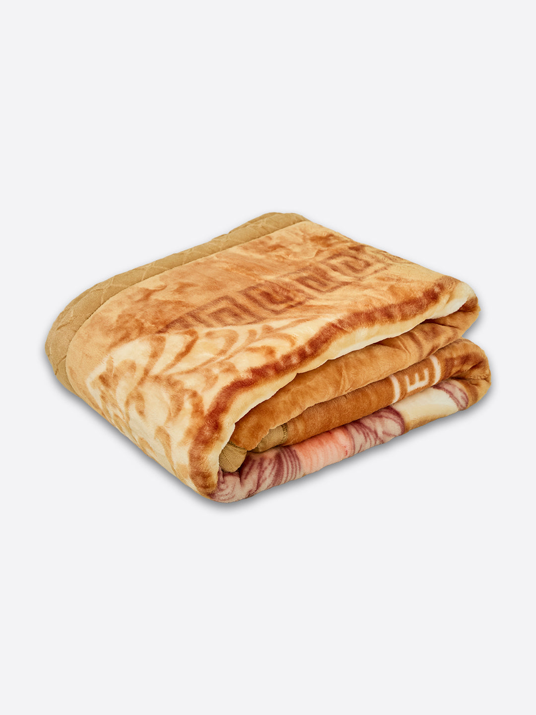 Printed Single Bed 1 Ply 850 GSM Blanket for Winter (Sarilia), Weight 3 kg