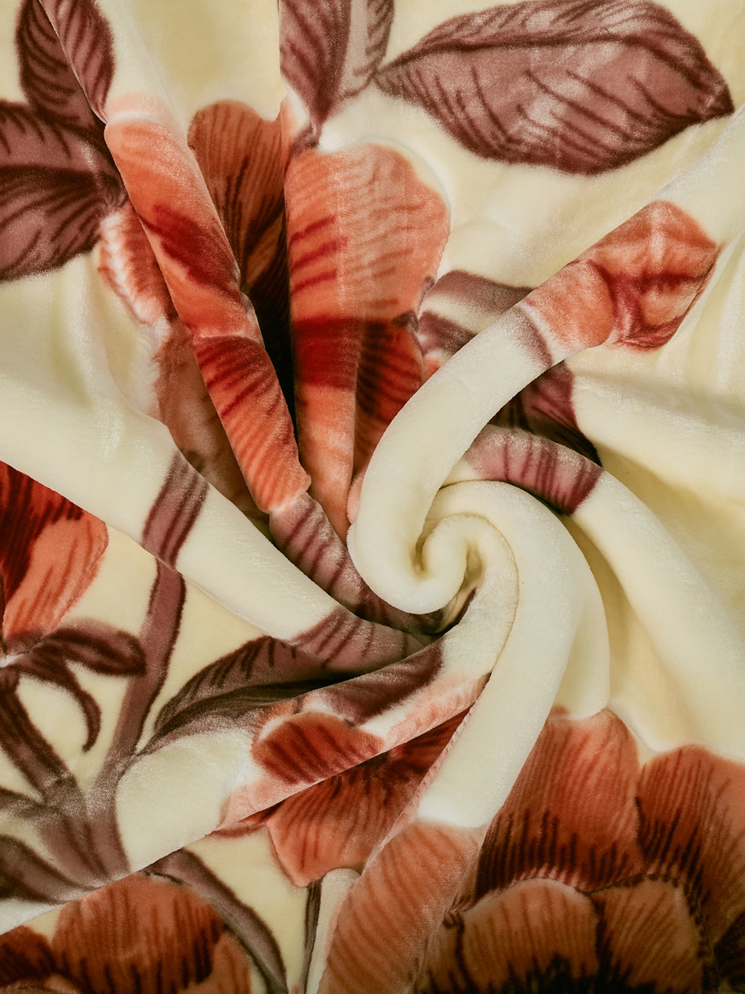 Printed Single Bed 1 Ply 850 GSM Blanket for Winter (Sarilia), Weight 3 kg