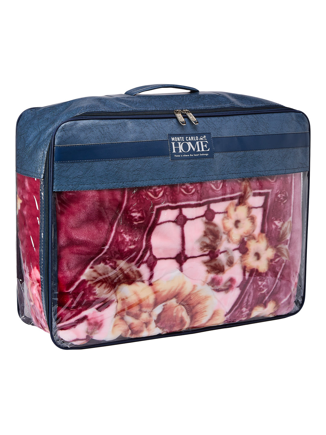 Printed Single Bed 1 Ply 850 GSM Blanket for Winter (Sarilia), Weight 3 kg