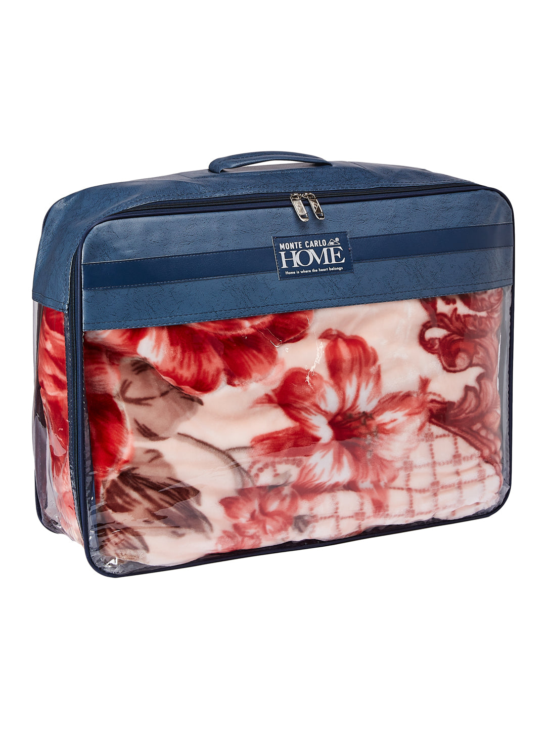 Printed Single Bed 1 Ply 850 GSM Blanket for Winter (Sarilia), Weight 3 kg