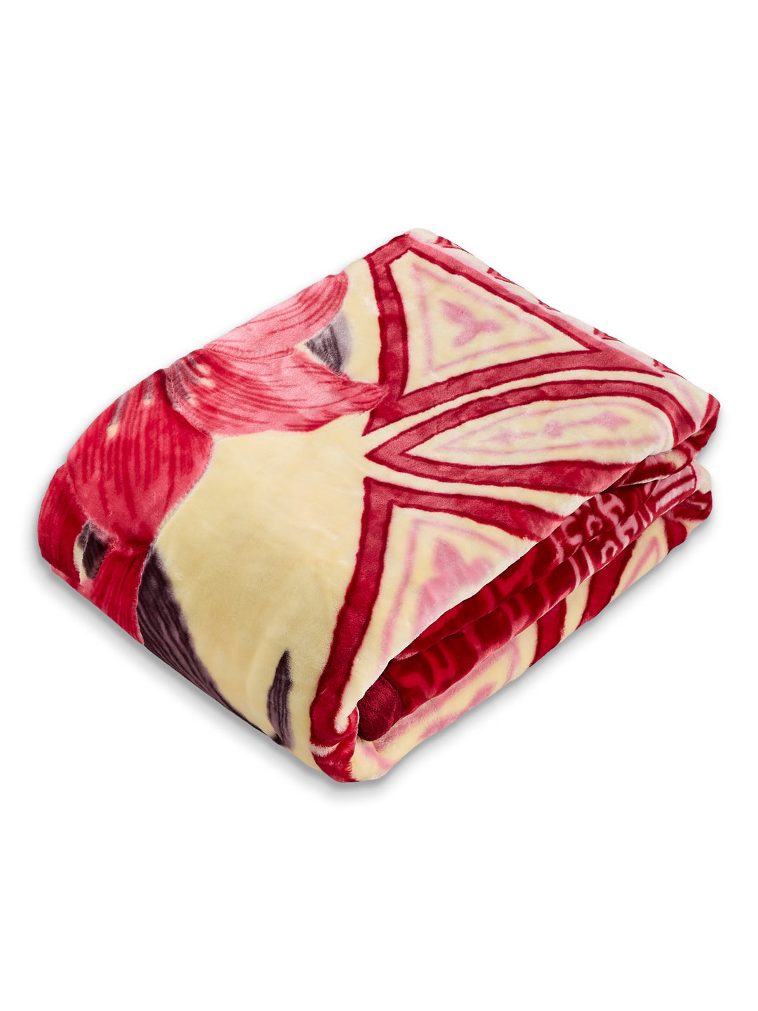Printed Single Bed 1 Ply 850 GSM Blanket for Winter (Sarilia), Weight 3 kg