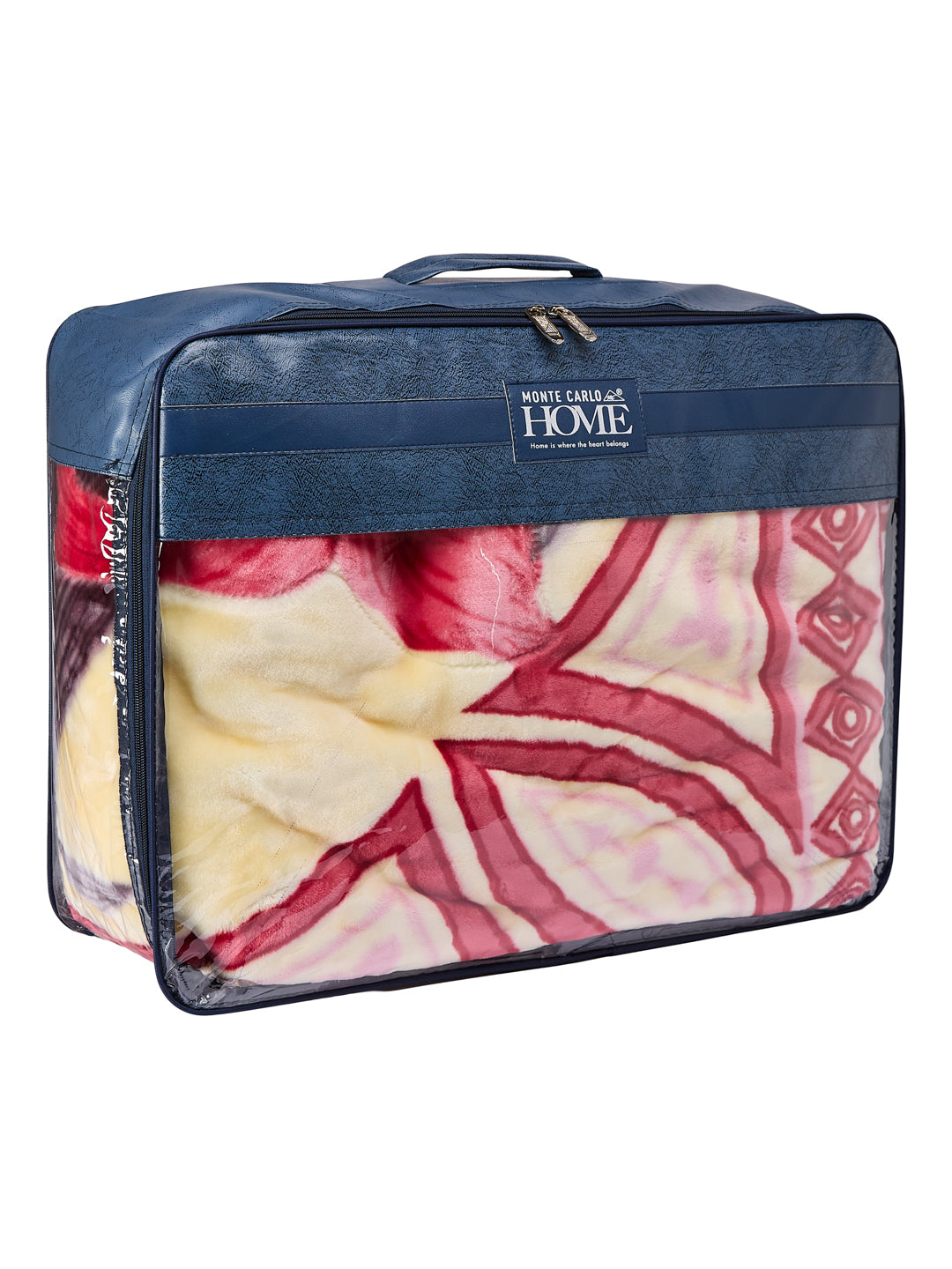 Printed Single Bed 1 Ply 850 GSM Blanket for Winter (Sarilia), Weight 3 kg