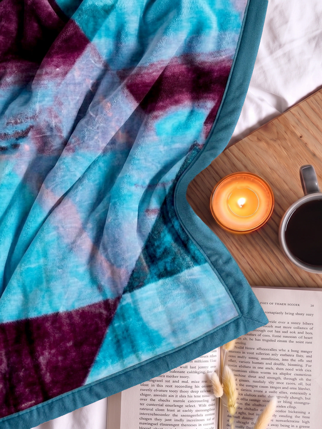 Printed Double Bed 2 Ply 950 GSM Blanket for Winter (Sensation), Weight 5 kg