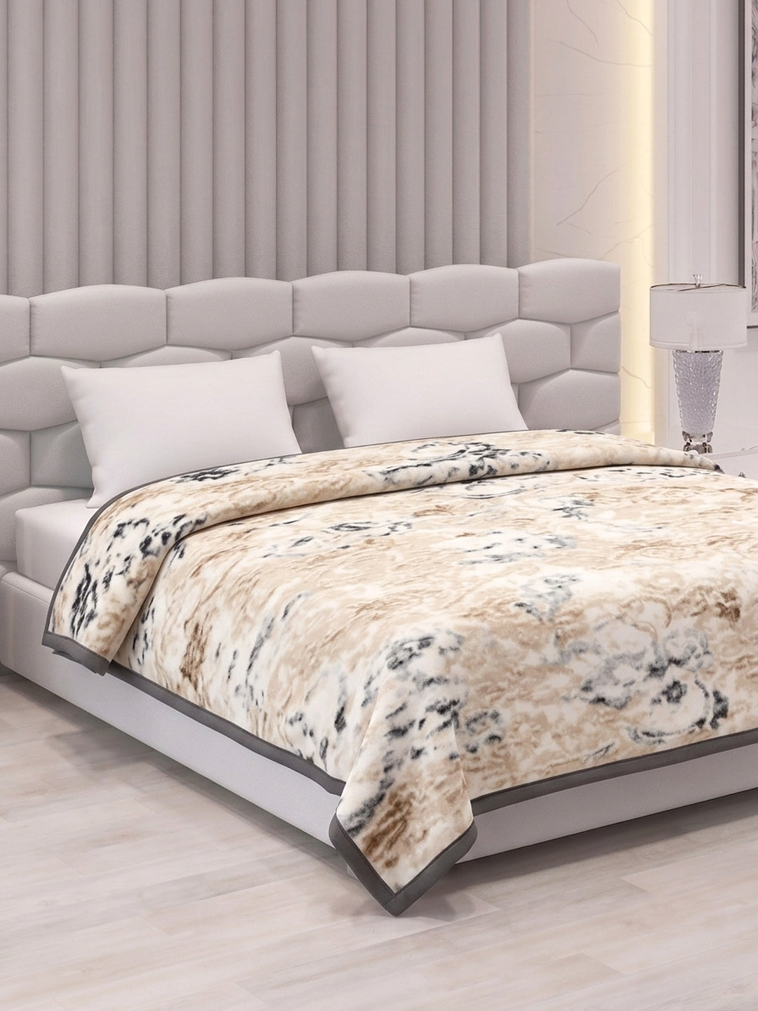 Printed Double Bed 2 Ply 950 GSM Blanket for Winter (Sensation), Weight 5 kg