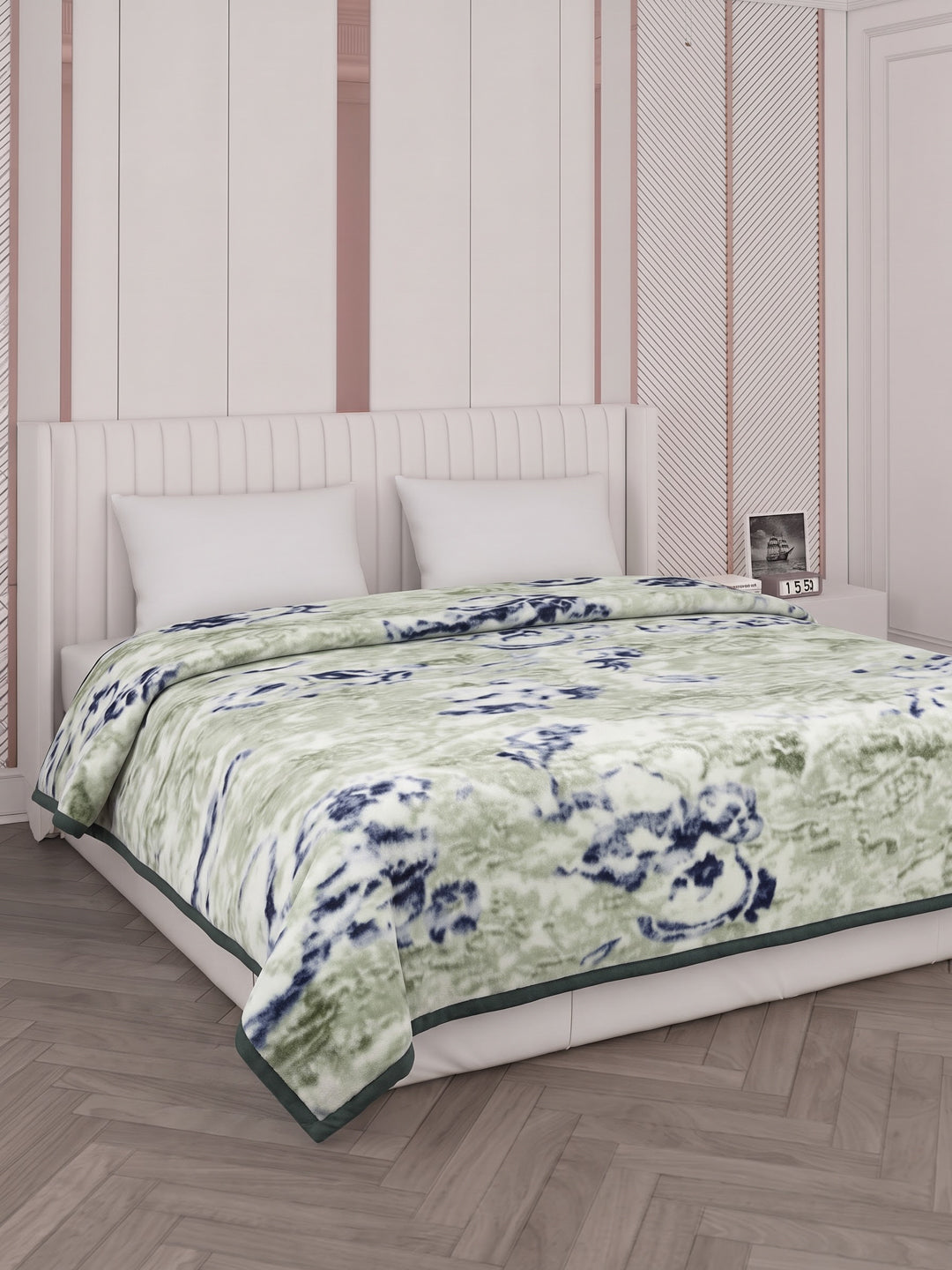 Printed Double Bed 2 Ply 950 GSM Blanket for Winter (Sensation), Weight 5 kg