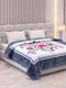 Floral Print Double Bed 3 Ply 890 GSM Blanket for Winter (Sissoo), Weight 4.7 kg
