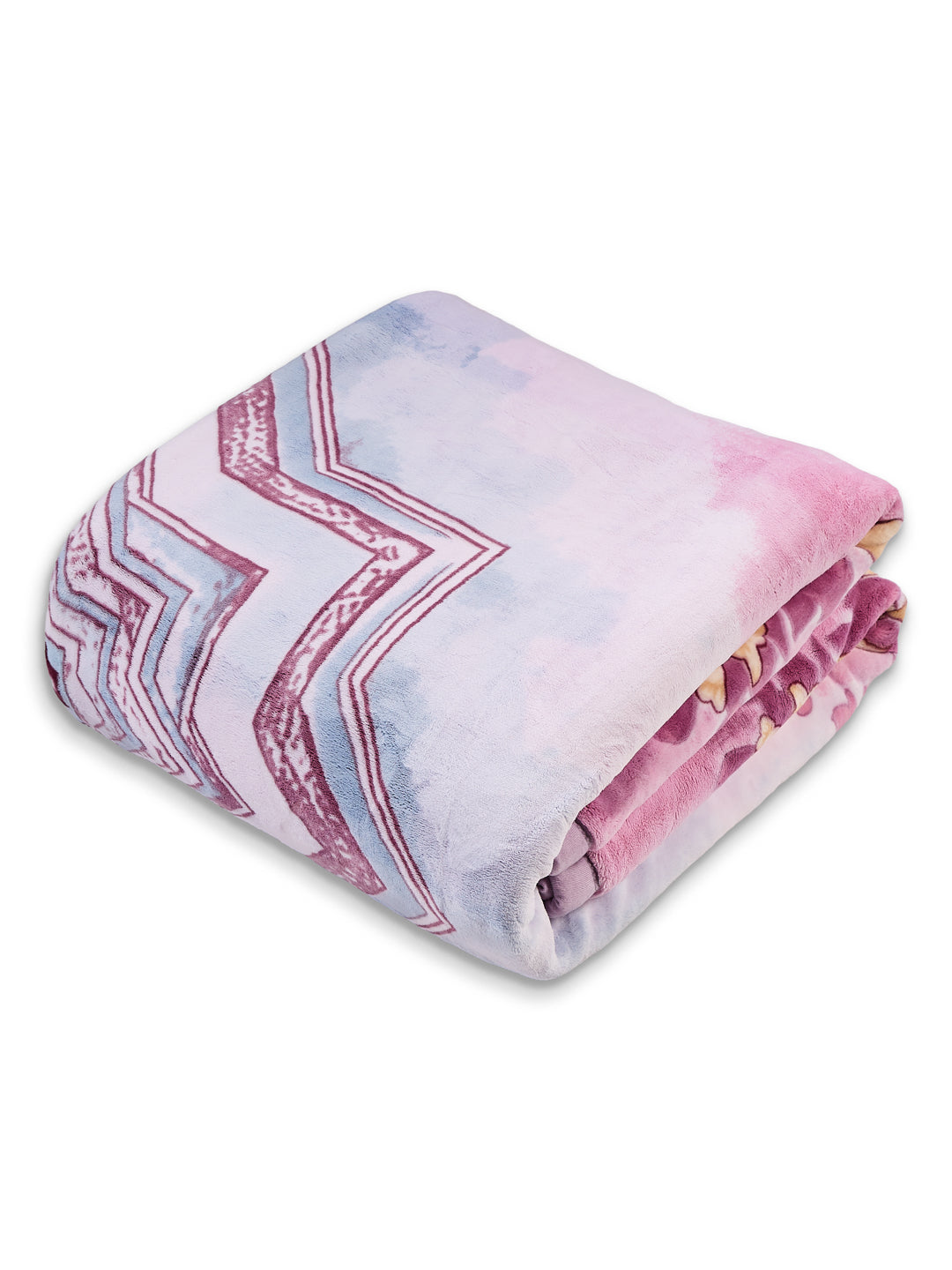 Floral Print Double Bed 3 Ply 890 GSM Blanket for Winter (Sissoo), Weight 4.7 kg