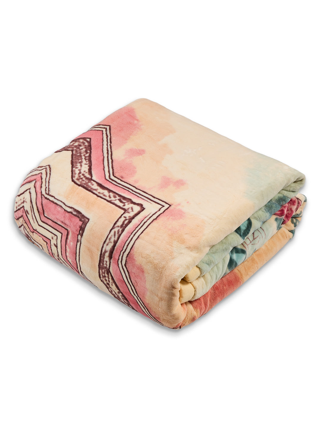 Floral Print Double Bed 3 Ply 890 GSM Blanket for Winter (Sissoo), Weight 4.7 kg