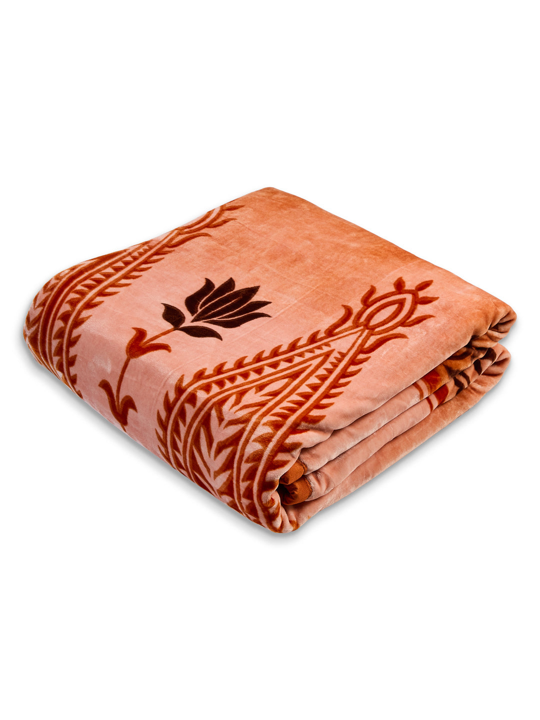 Printed Double Bed 2 Ply 800 GSM Blanket for Winter (Sanganeri), Weight 4.2 kg