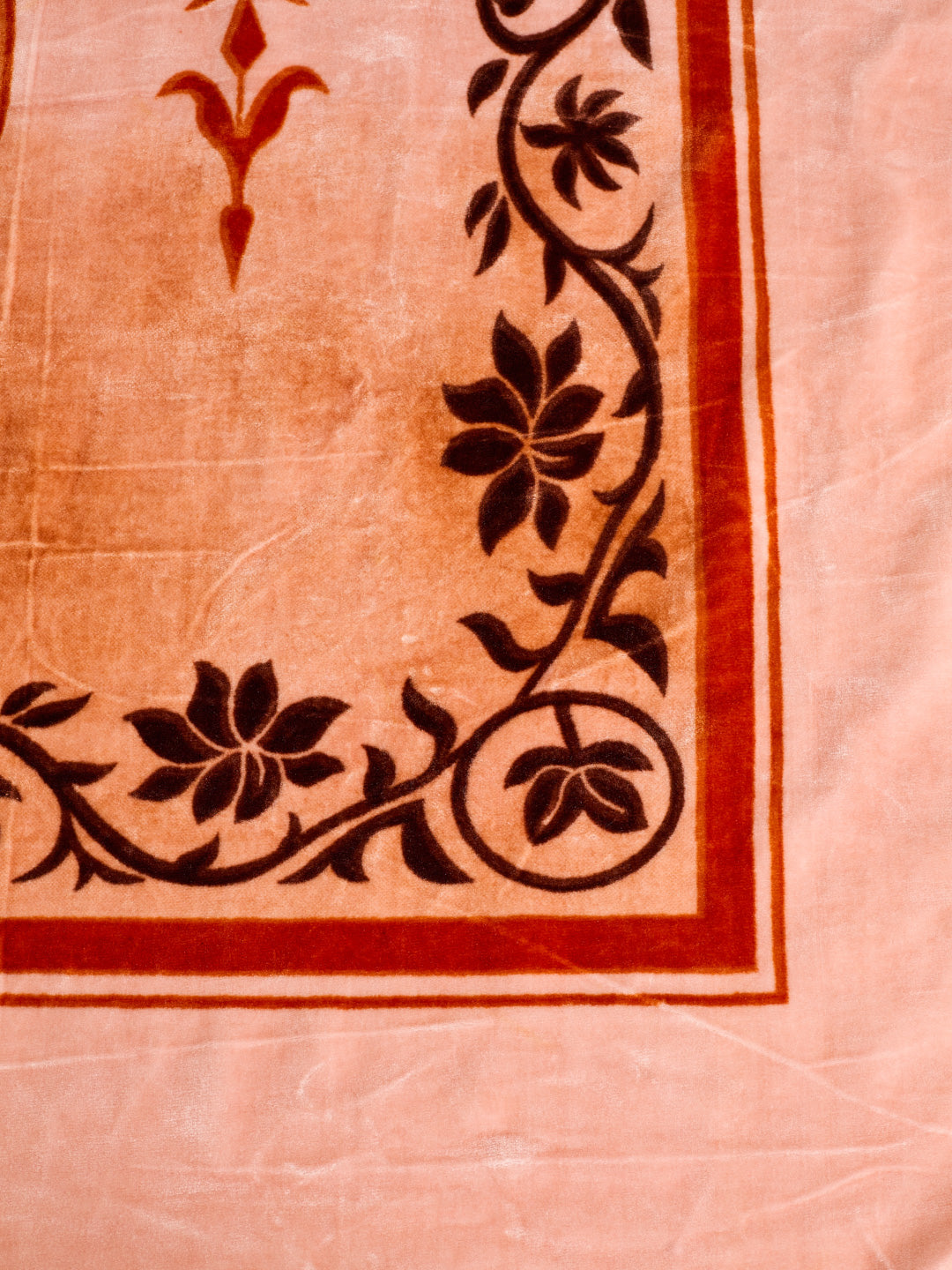 Printed Double Bed 2 Ply 800 GSM Blanket for Winter (Sanganeri), Weight 4.2 kg