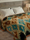 Printed Double Bed 2 Ply 800 GSM Blanket for Winter (Sanganeri), Weight 4.2 kg