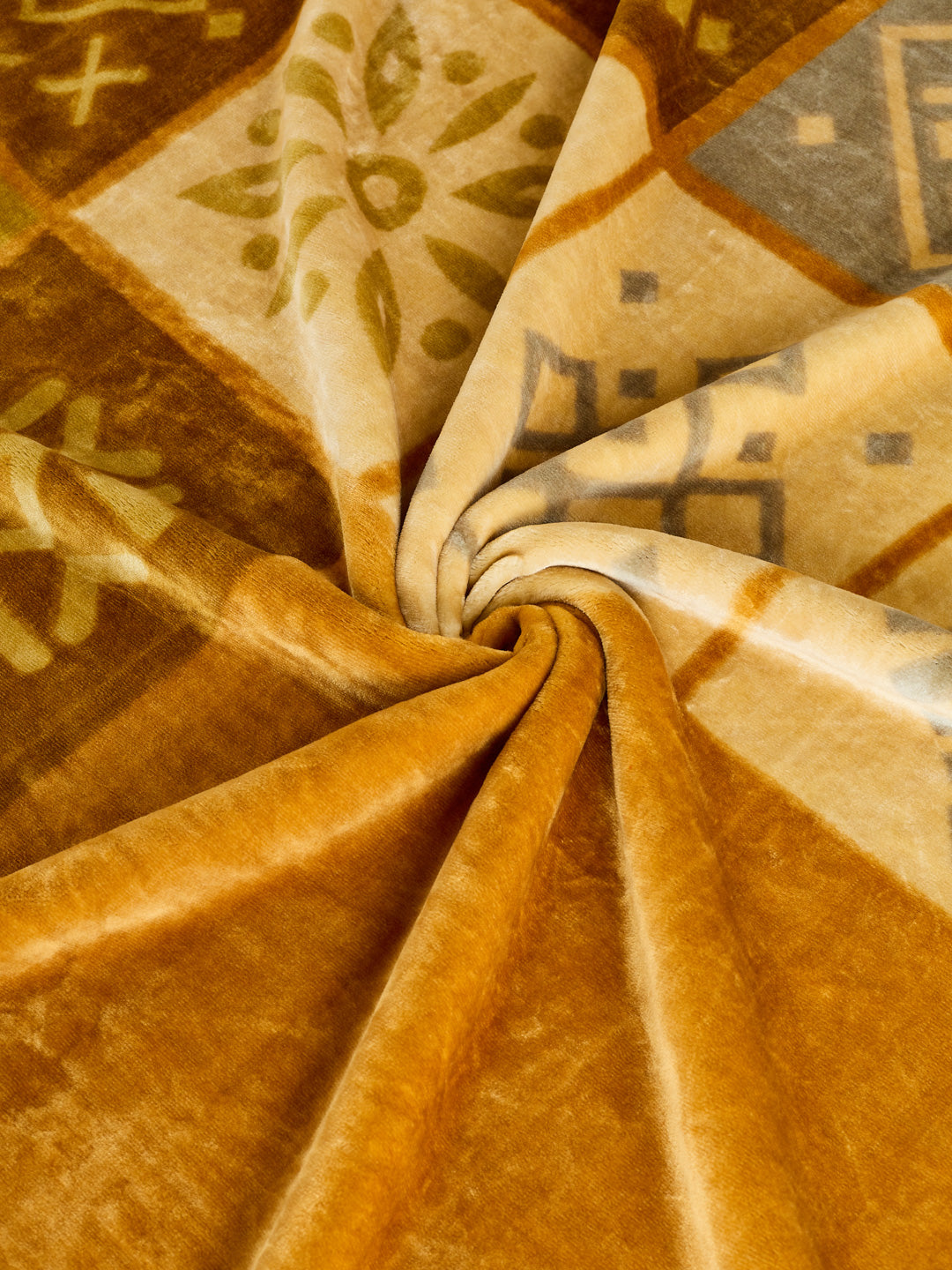Printed Double Bed 2 Ply 800 GSM Blanket for Winter (Sanganeri), Weight 4.2 kg