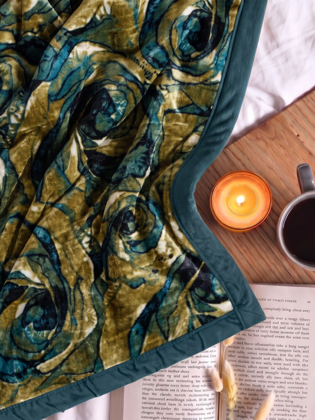 Printed Single Bed 1 Ply 550 GSM Blanket for Winter (Soulmate), Weight 1.7 kg