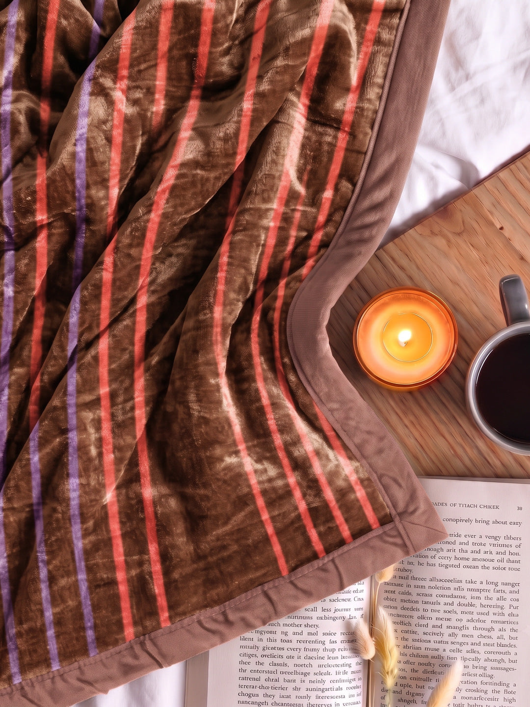 Printed Single Bed 1 Ply 550 GSM Blanket for Winter (Soulmate), Weight 1.7 kg