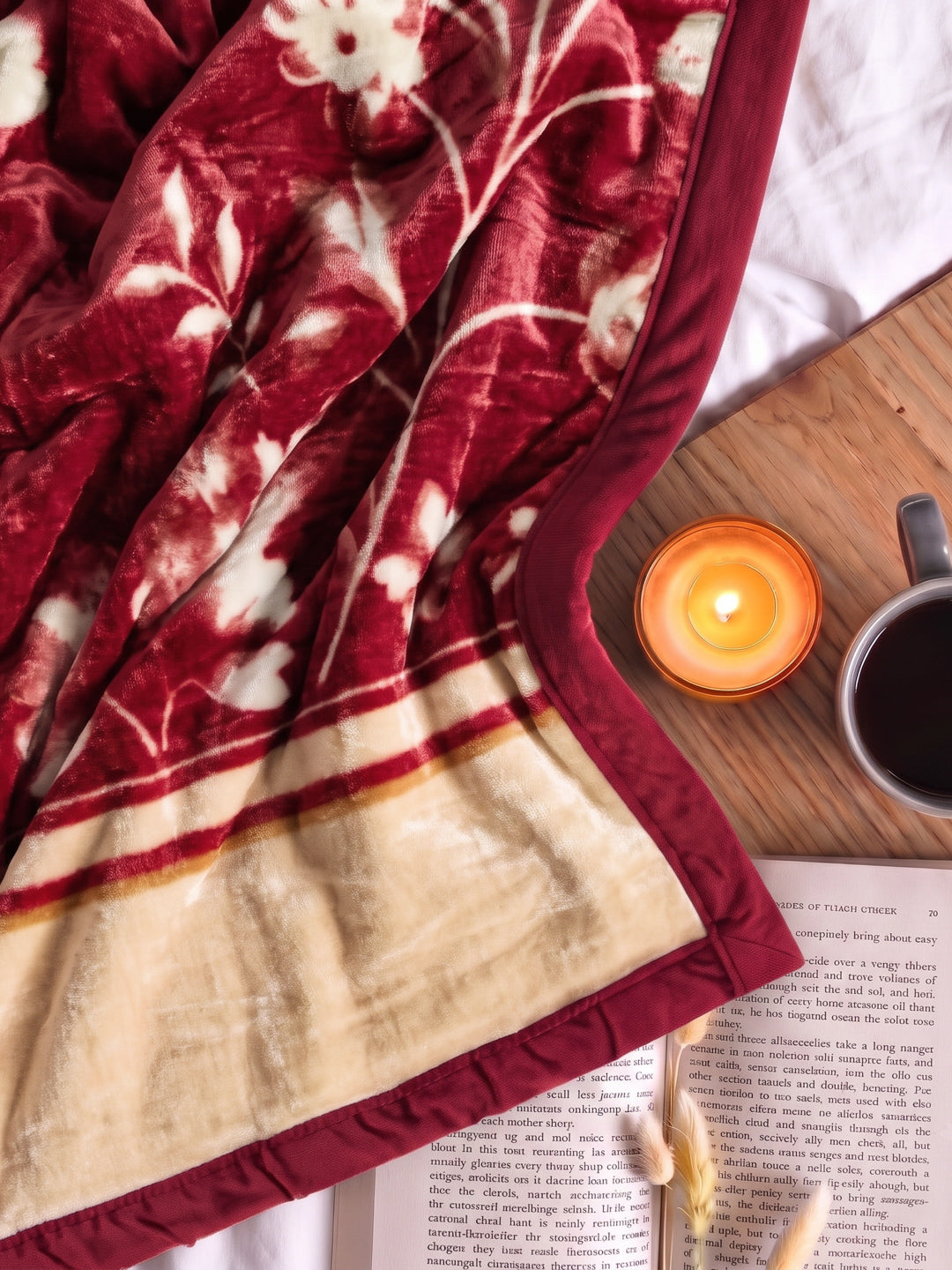 Printed Single Bed 1 Ply 550 GSM Blanket for Winter (Soulmate), Weight 1.7 kg