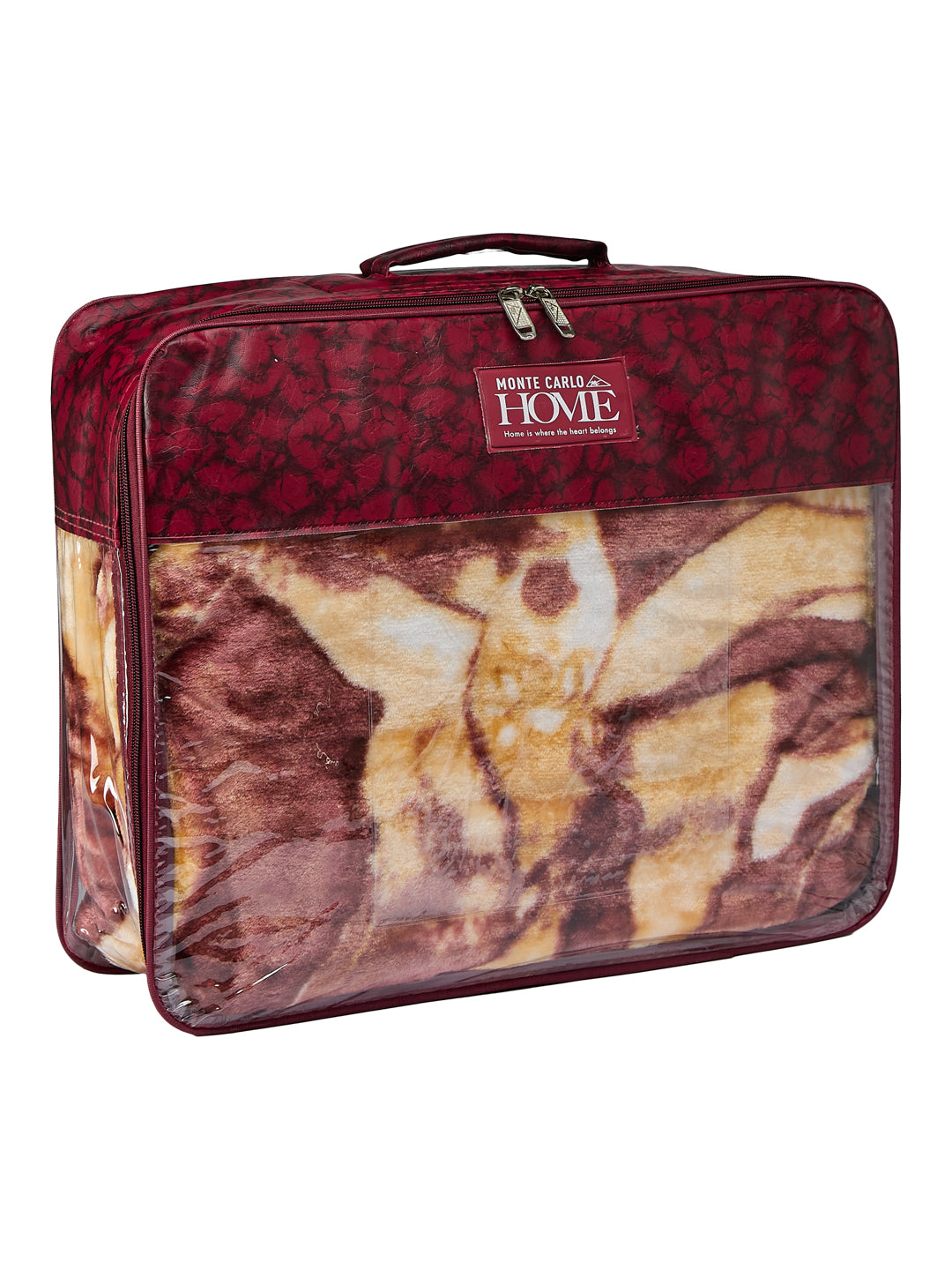 Printed Single Bed 1 Ply 550 GSM Blanket for Winter (Soulmate), Weight 1.7 kg