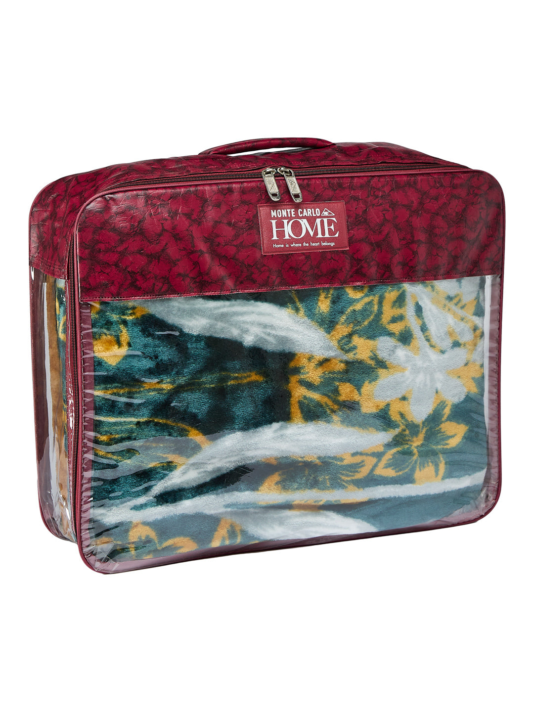 Printed Single Bed 1 Ply 550 GSM Blanket for Winter (Soulmate), Weight 1.7 kg