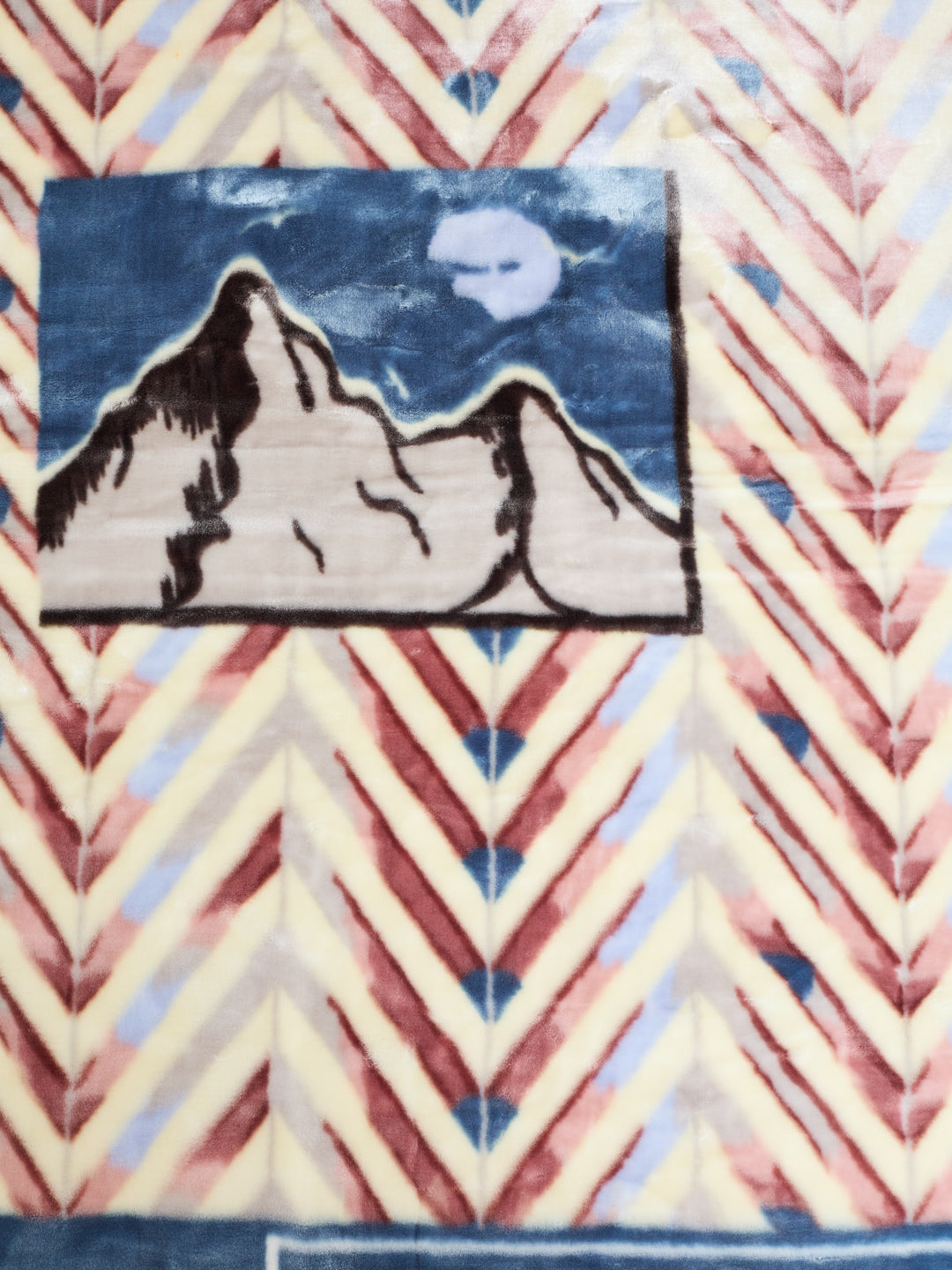 Printed Double Bed 2 Ply 950 GSM Blanket for Winter (Specter), Weight 5 kg