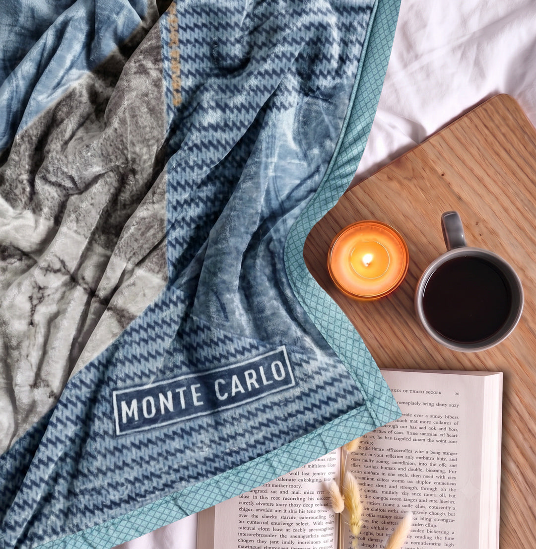 Printed Double Bed 2 Ply 950 GSM Blanket for Winter (Specter), Weight 5 kg