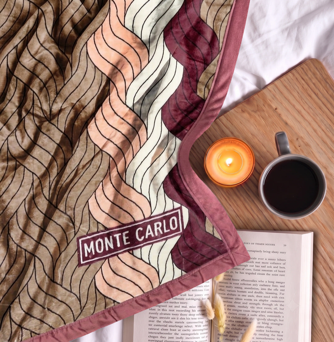 Printed Double Bed 2 Ply 950 GSM Blanket for Winter (Specter), Weight 5 kg