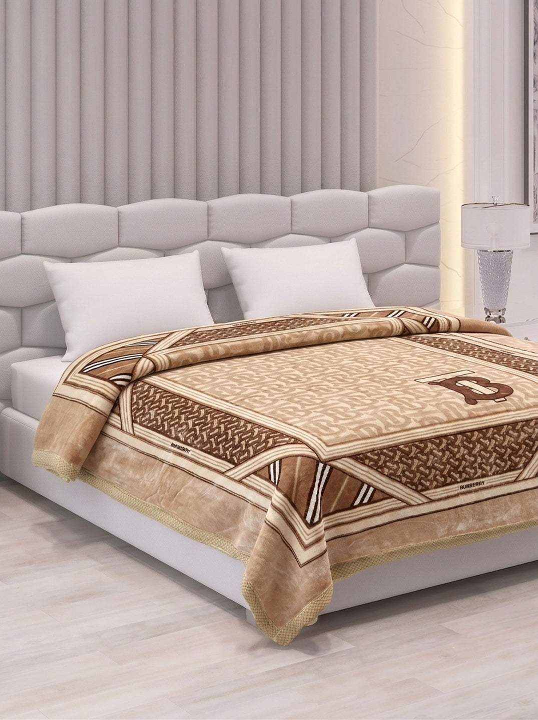 Printed Double Bed 2 Ply 950 GSM Blanket for Winter (Specter), Weight 5 kg