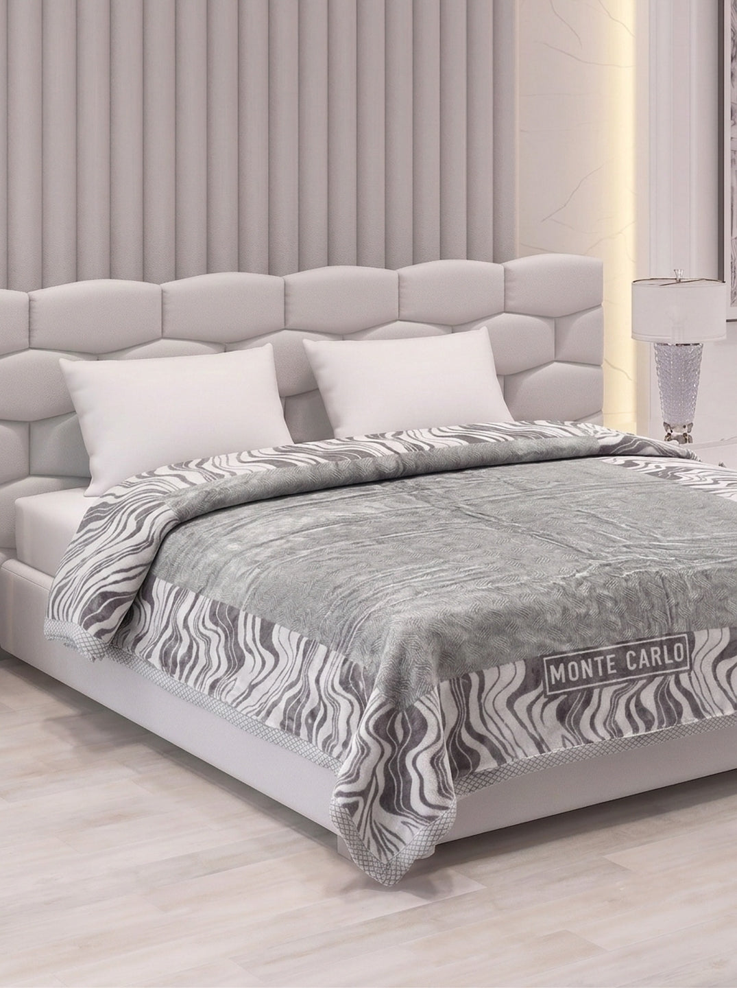 Printed Double Bed 2 Ply 950 GSM Blanket for Winter (Specter), Weight 5 kg