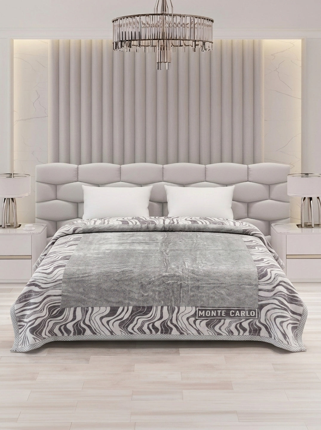 Printed Double Bed 2 Ply 950 GSM Blanket for Winter (Specter), Weight 5 kg