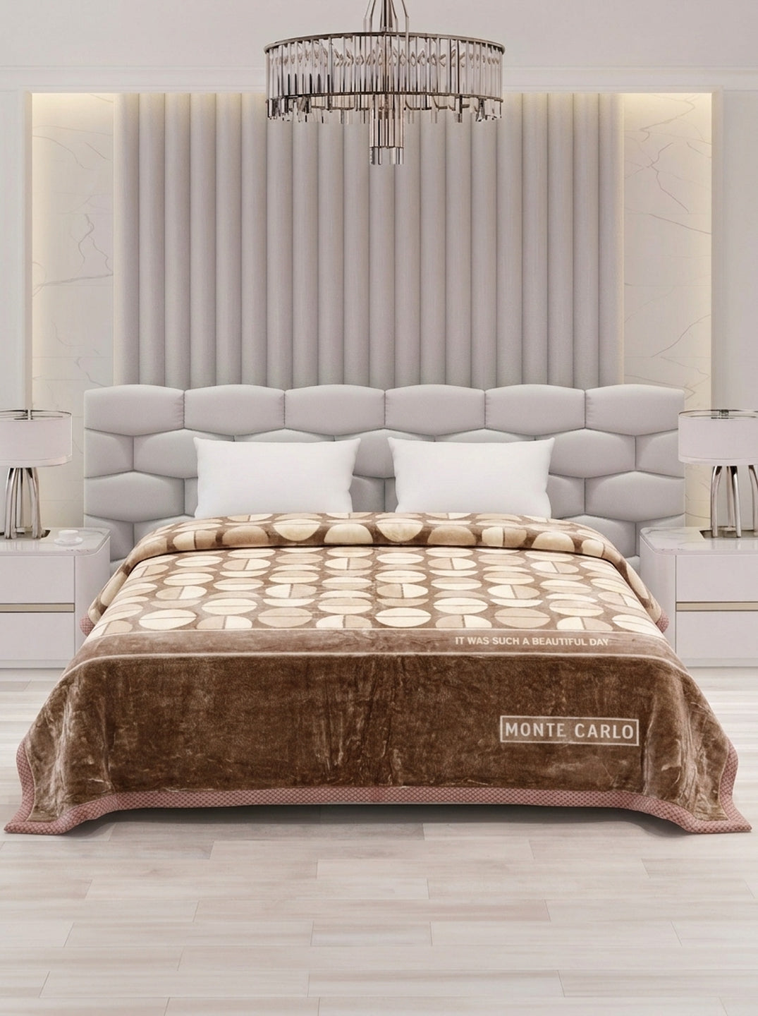 Printed Double Bed 2 Ply 950 GSM Blanket for Winter (Specter), Weight 5 kg