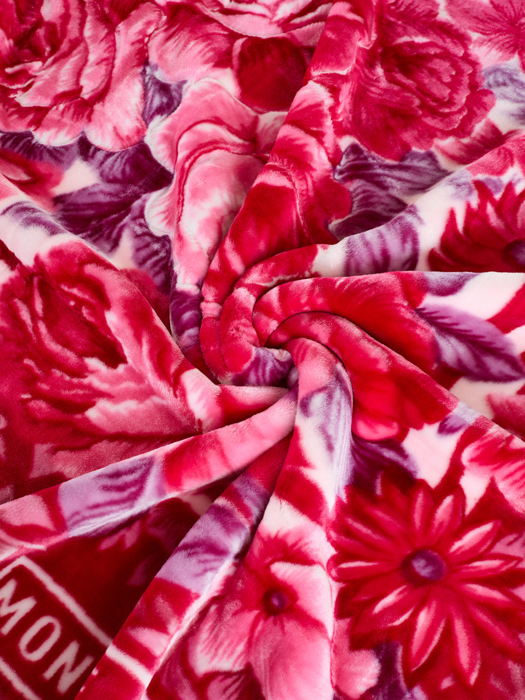 Floral Print Double Bed 2 Ply 750 GSM Blanket for Winter (Super Star), Weight 4 kg