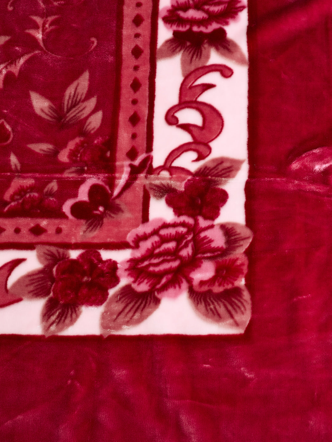 Floral Print Double Bed 2 Ply 750 GSM Blanket for Winter (Super Star), Weight 4 kg
