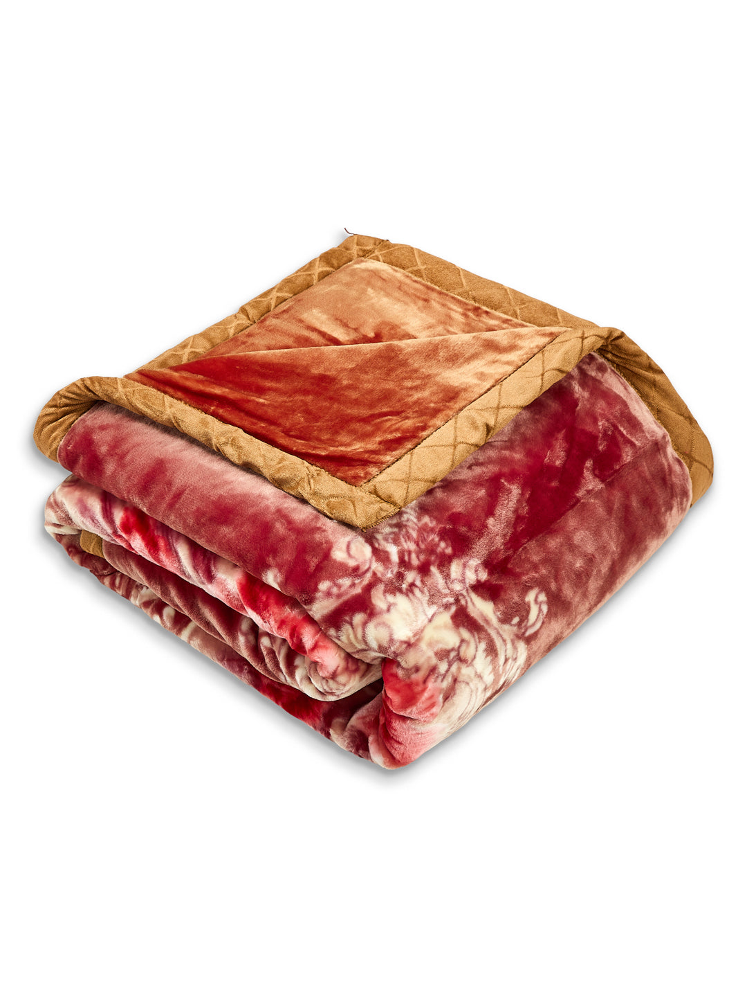 Floral Print Double Bed 2 Ply 750 GSM Blanket for Winter (Super Star), Weight 4 kg