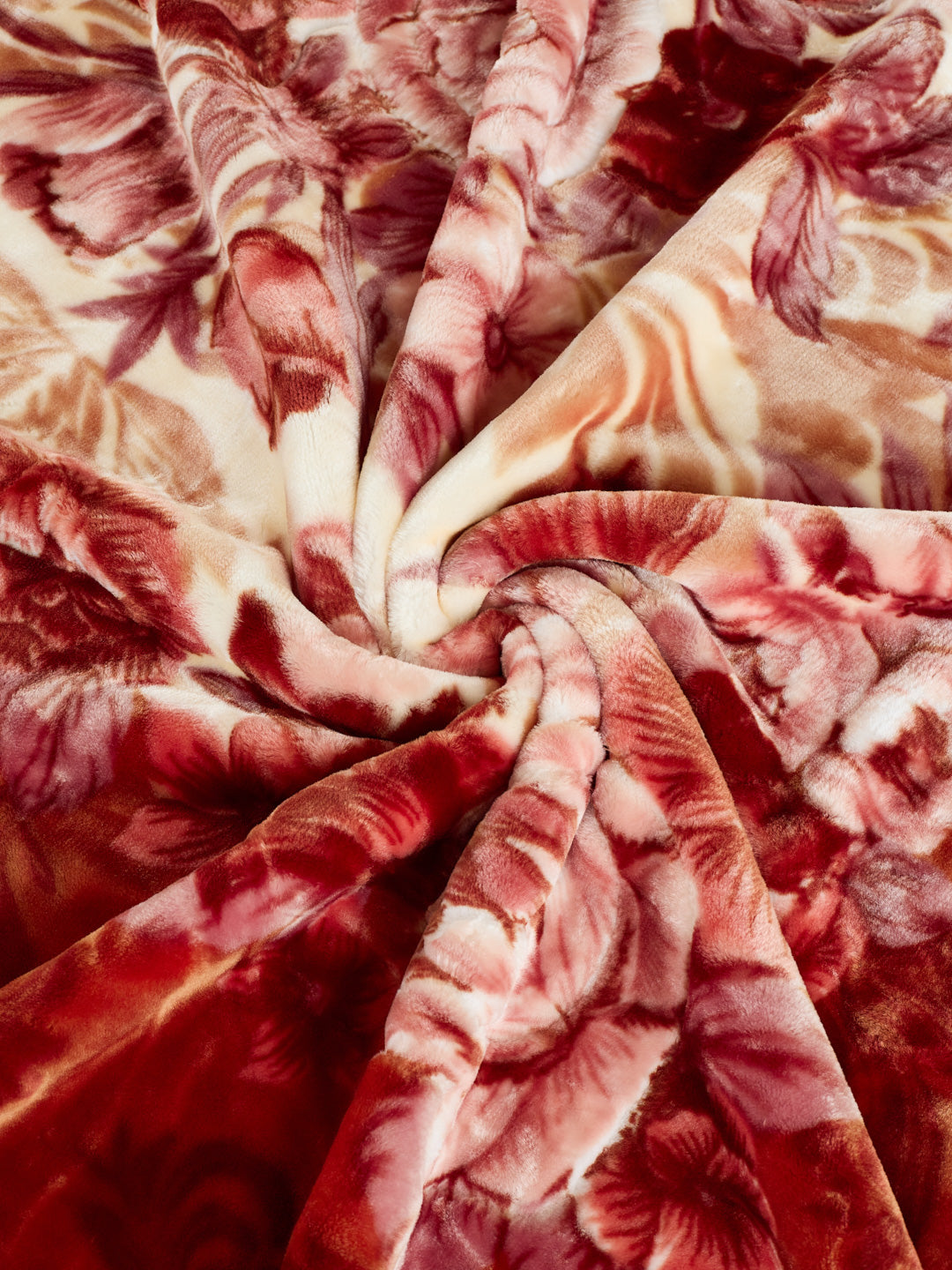 Floral Print Double Bed 2 Ply 750 GSM Blanket for Winter (Super Star), Weight 4 kg