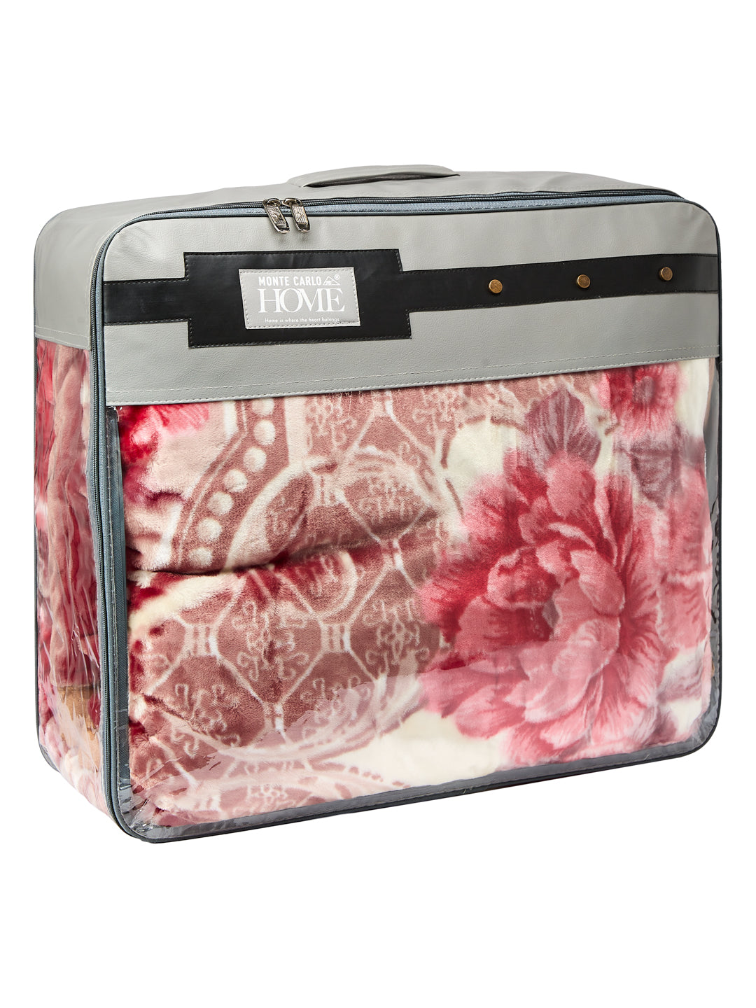 Floral Print Double Bed 2 Ply 750 GSM Blanket for Winter (Super Star), Weight 4 kg