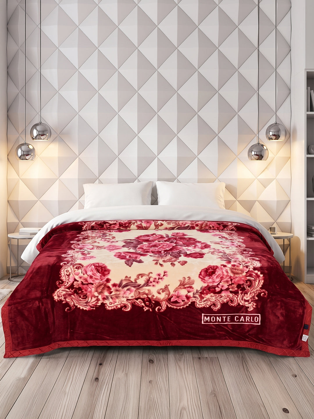 Printed Double Bed 2 Ply 750 GSM Blanket for Winter (Super Star), Weight 4 kg