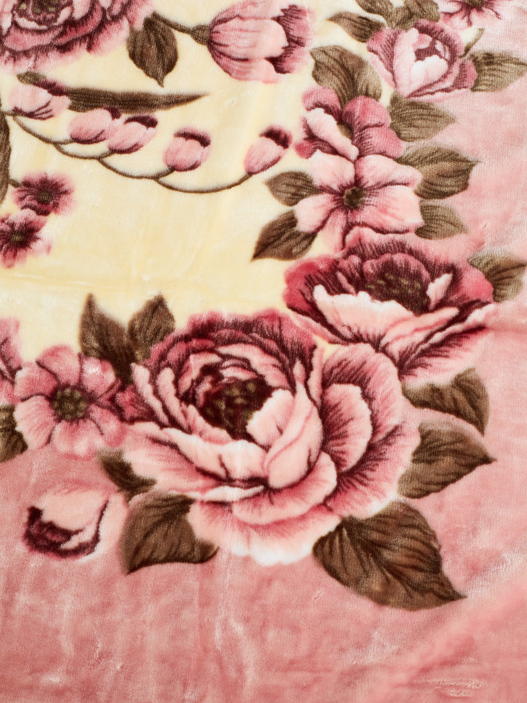 Floral Print Double Bed 2 Ply 750 GSM Blanket for Winter (Super Star), Weight 4 kg