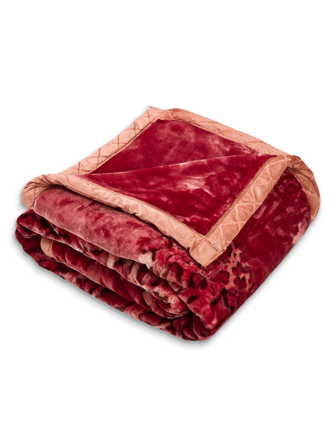 Floral Print Double Bed 2 Ply 750 GSM Blanket for Winter (Super Star), Weight 4 kg