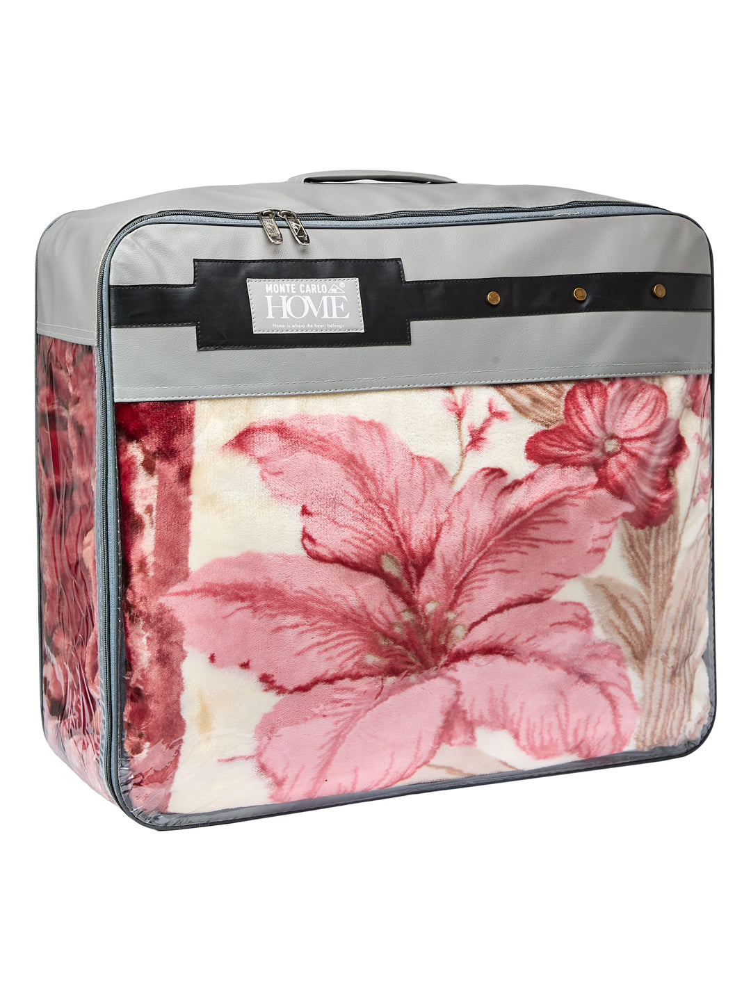 Floral Print Double Bed 2 Ply 750 GSM Blanket for Winter (Super Star), Weight 4 kg