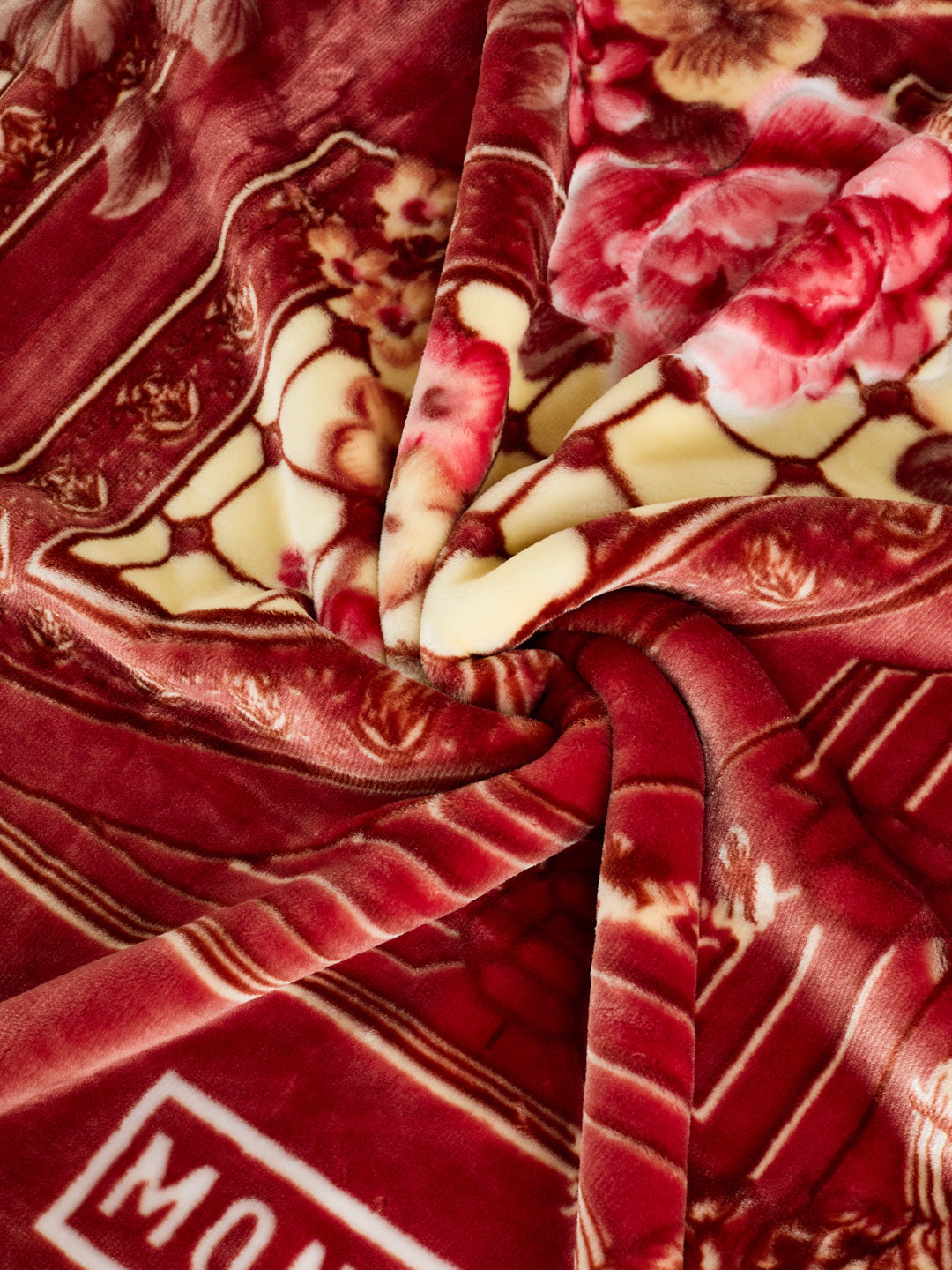 Floral Print Double Bed 2 Ply 750 GSM Blanket for Winter (Super Star), Weight 4 kg
