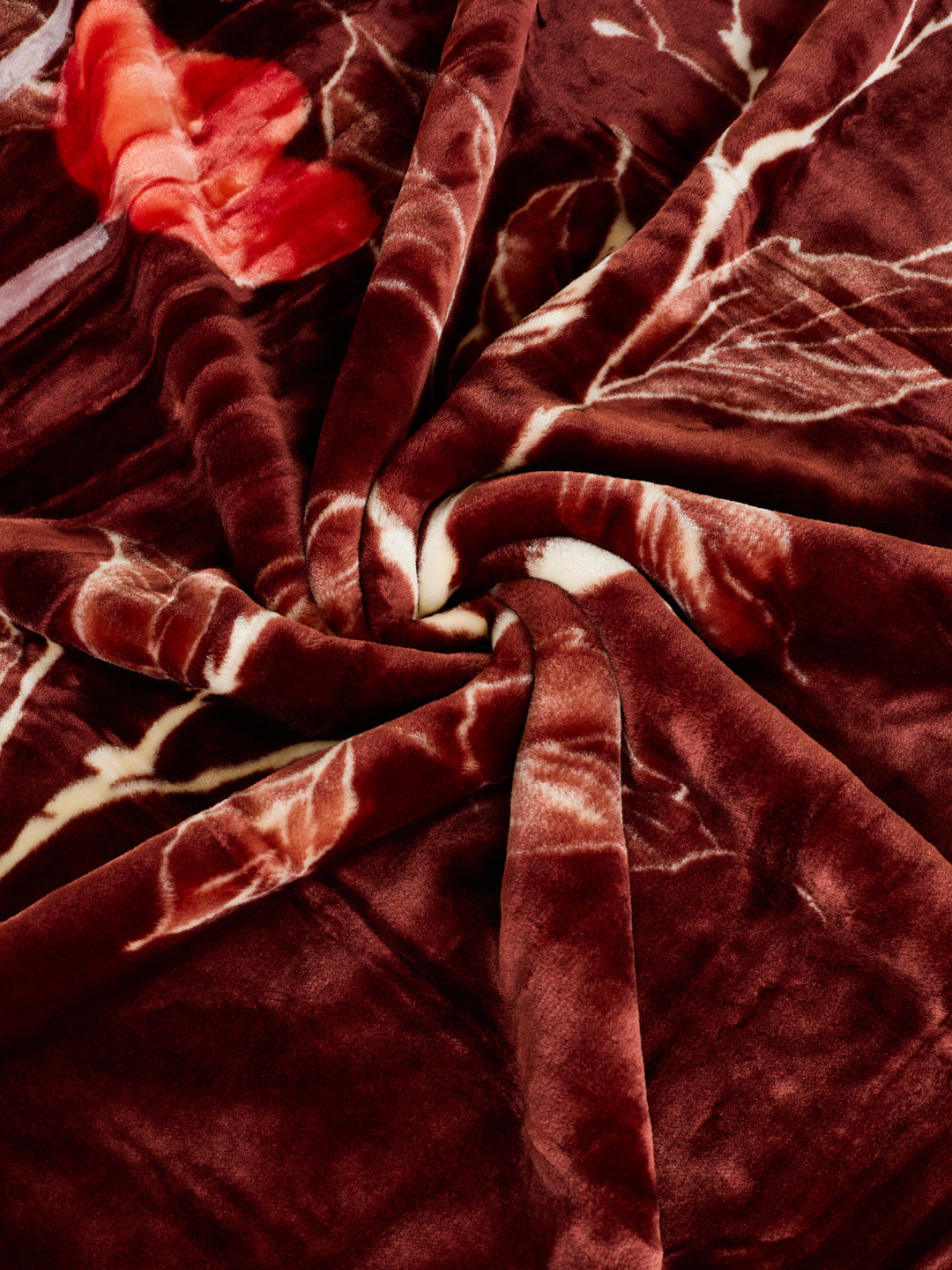 Floral Print Double Bed 2 Ply 750 GSM Blanket for Winter (Super Star), Weight 4 kg