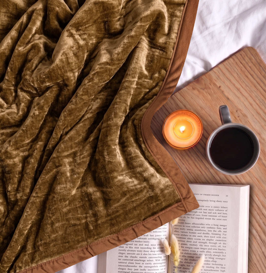 Printed Single Bed 1 Ply 440 GSM Blanket for Winter (Tiva), Weight 1.4 kg