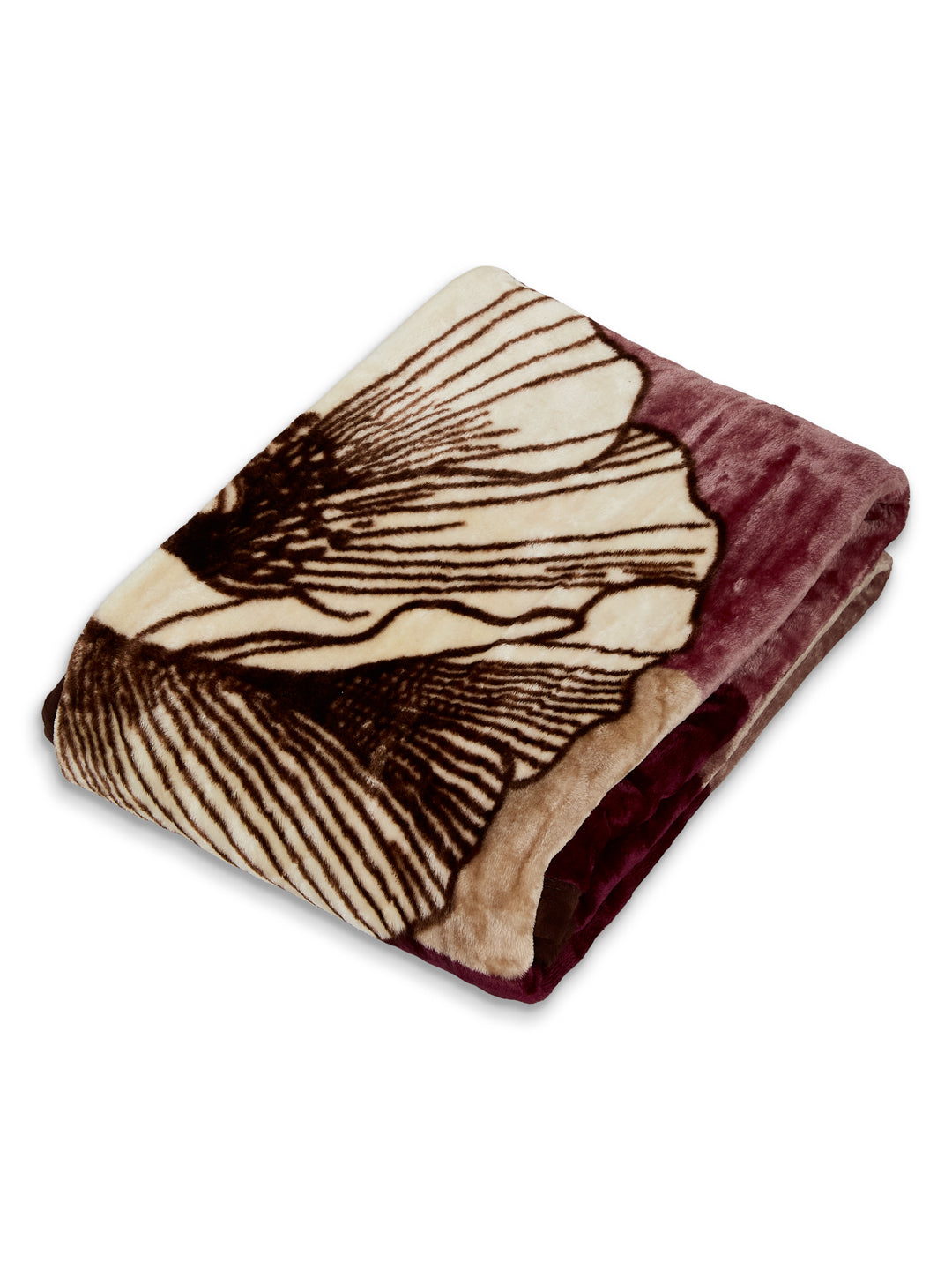 Printed Single Bed 1 Ply 440 GSM Blanket for Winter (Tiva), Weight 1.4 kg