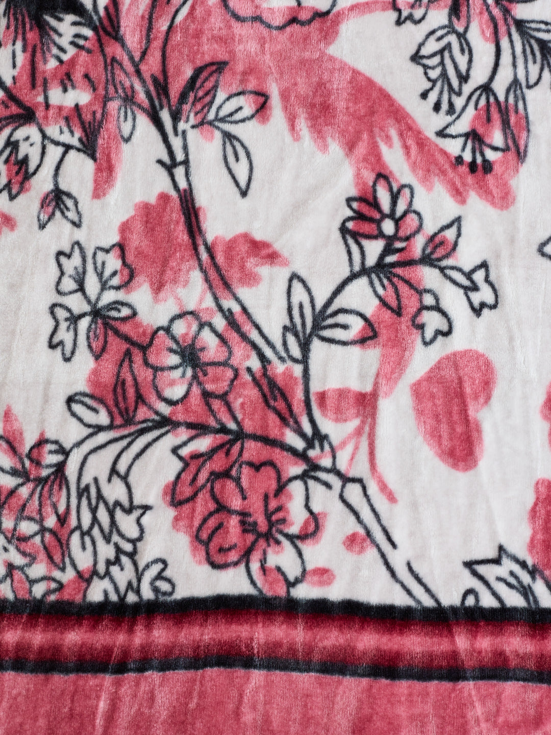 Printed Single Bed 1 Ply 440 GSM Blanket for Winter (Tiva), Weight 1.4 kg