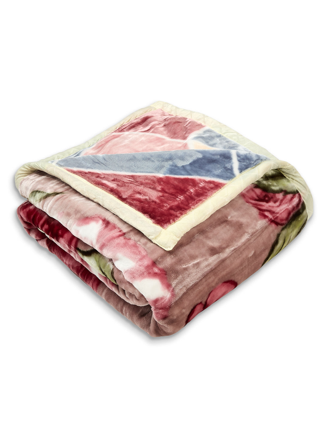 Printed Double Bed 2 Ply 850 GSM Blanket for Winter (Tohfa), Weight 4.5 kg