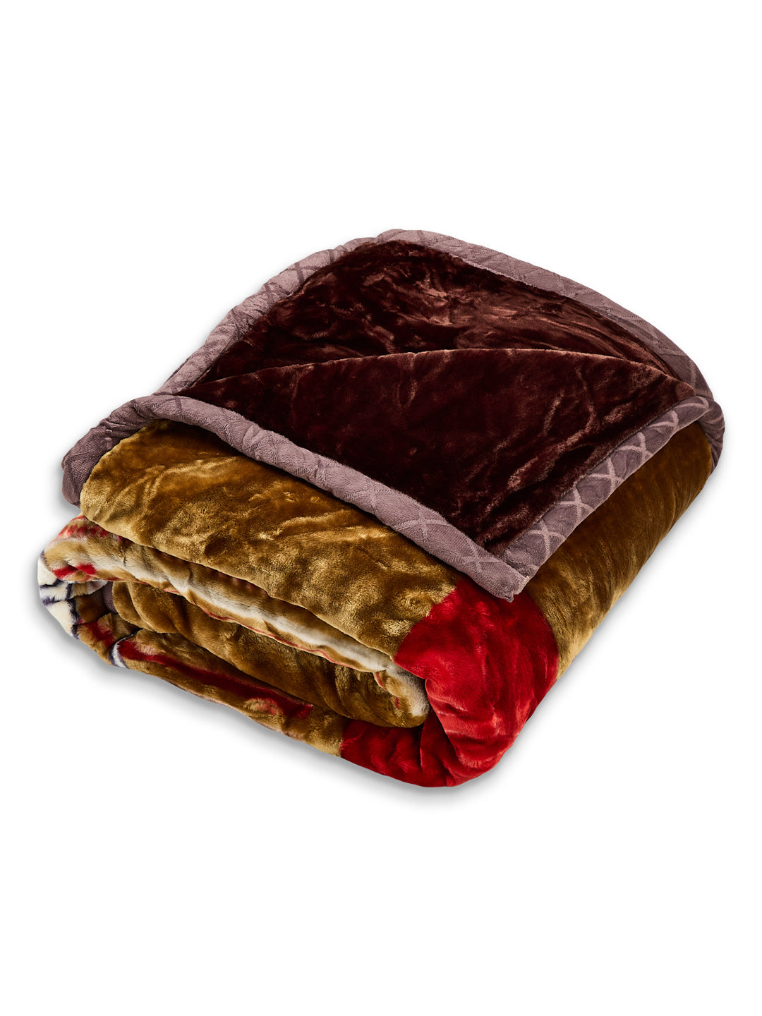 Printed Double Bed 2 Ply 850 GSM Blanket for Winter (Tohfa), Weight 4.5 kg