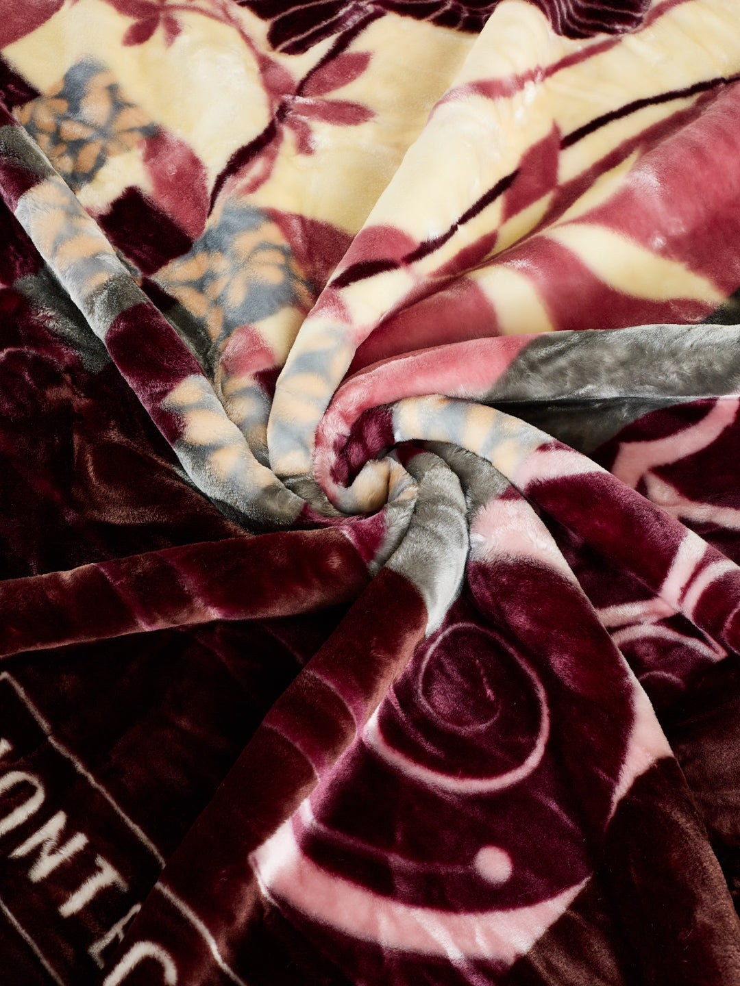 Printed Double Bed 2 Ply 850 GSM Blanket for Winter (Tohfa), Weight 4.5 kg