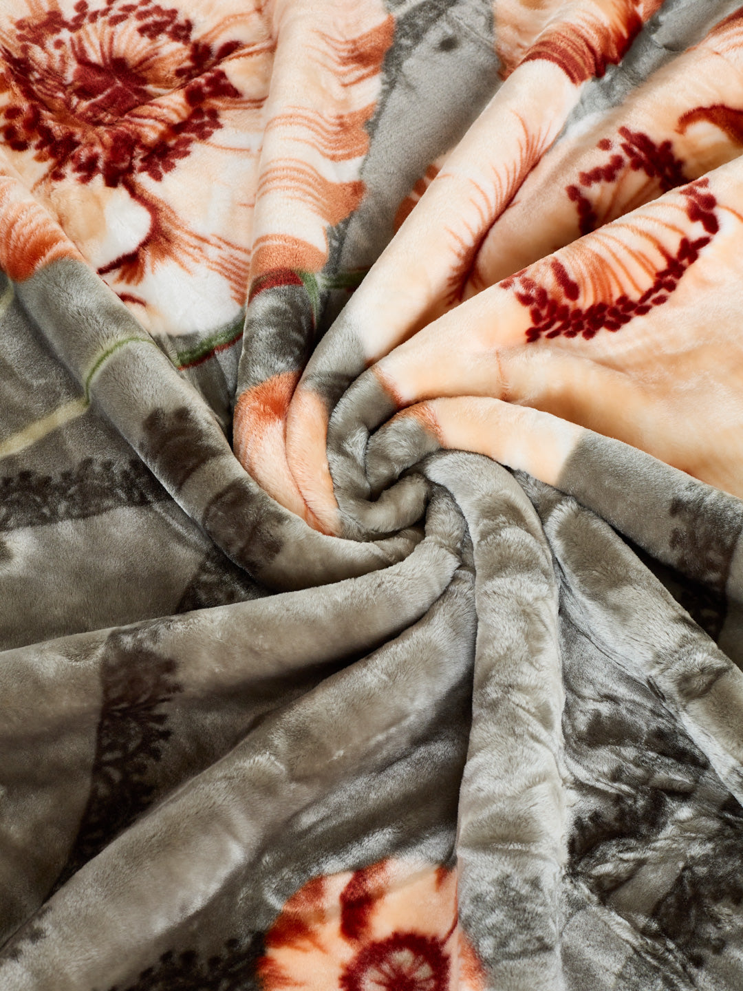 Printed Double Bed 2 Ply 850 GSM Blanket for Winter (Tohfa), Weight 4.5 kg
