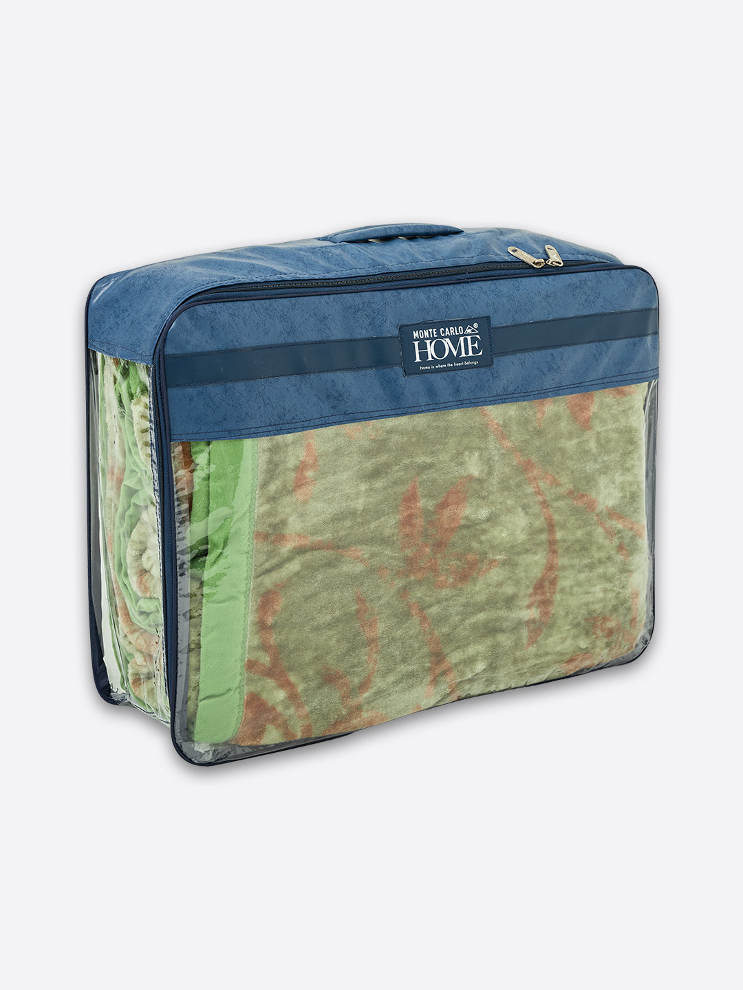 Printed Double Bed 2 Ply 550 GSM Blanket for Winter (Tradition), Weight 3 kg