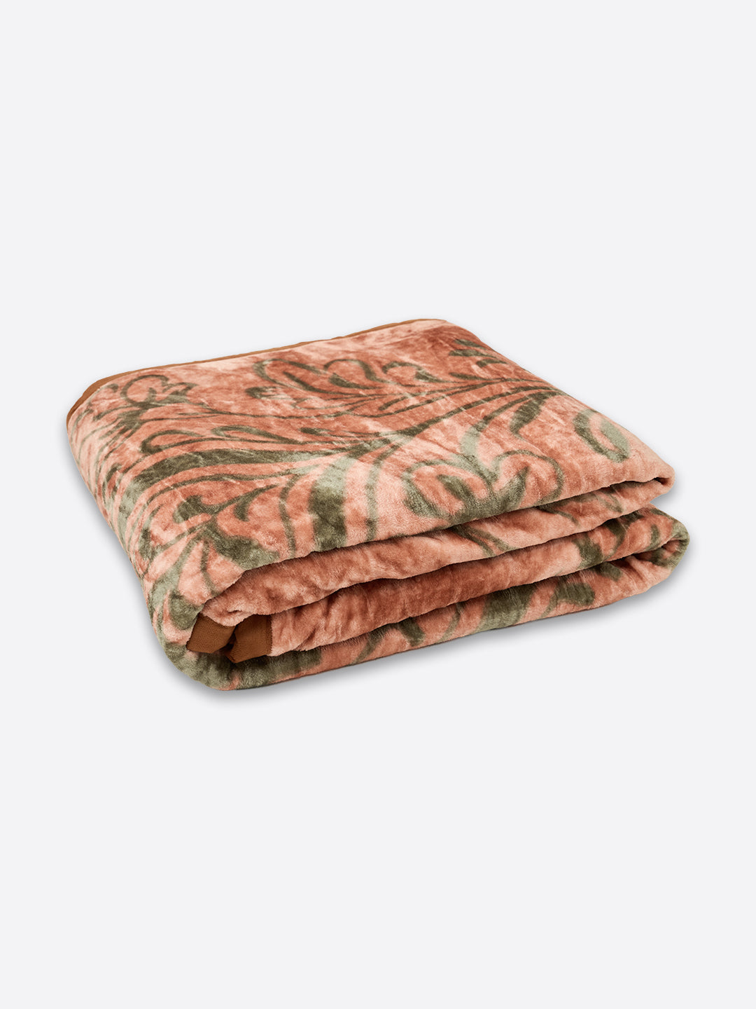 Printed Double Bed 2 Ply 550 GSM Blanket for Winter (Tradition), Weight 3 kg